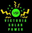 Logo for commercial Canadian solar panel installation company in Victoria BC--Victoria Solar Power.